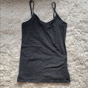 Forever 21 Charcoal Grey Tight Tank Top